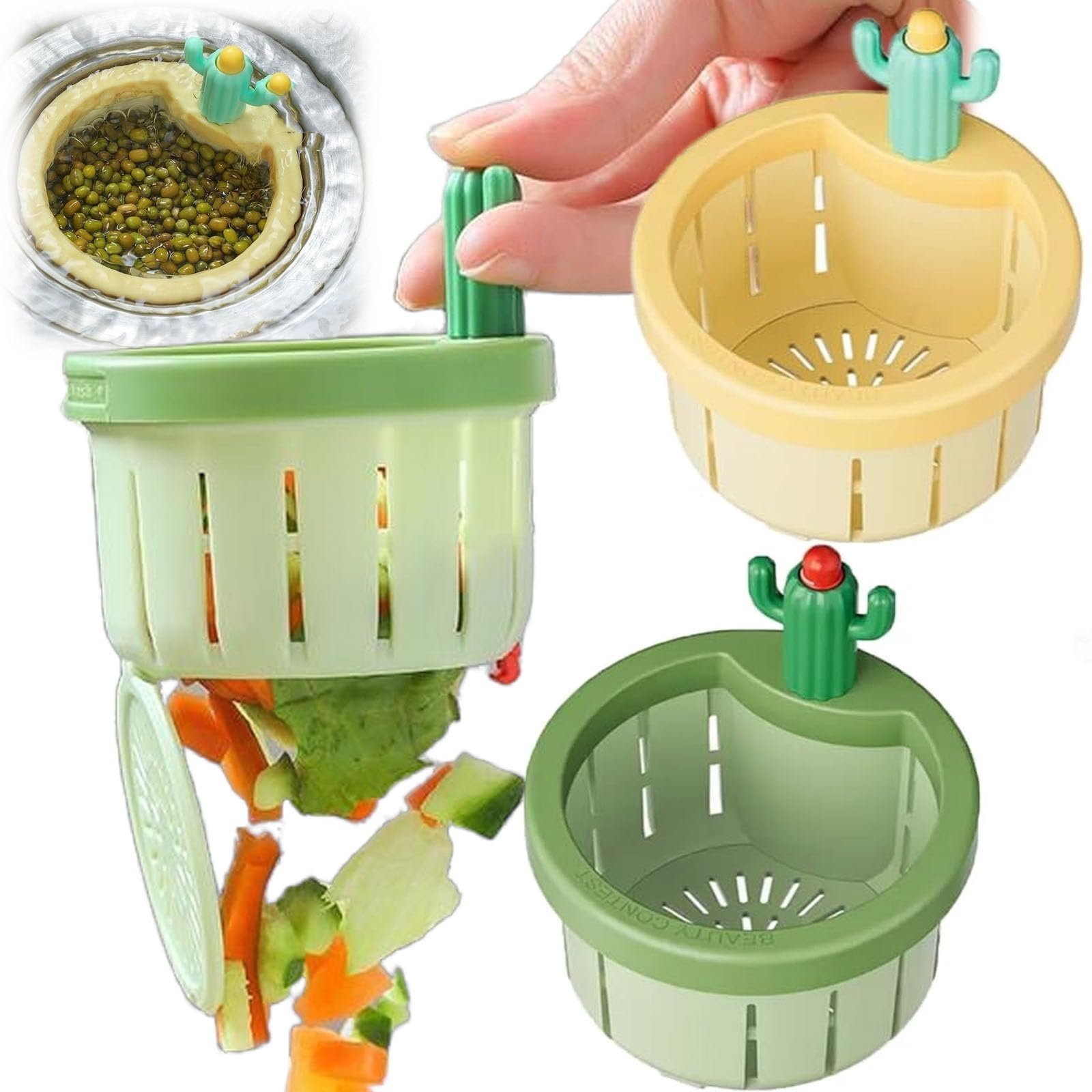 💥50% OFF – Final Hours!💥 One press to dump, zero touch to clean! 🌵 Keep your hands dry and your sink sparkling. ✨