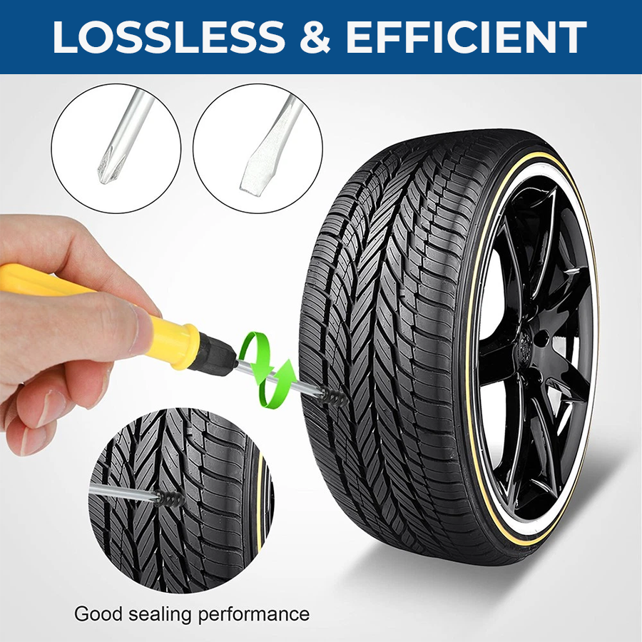 🔥 Last Day 50% OFF 🔥 Self-Sealing Tire Repair Rubber Nails Kit with 2 Sizes