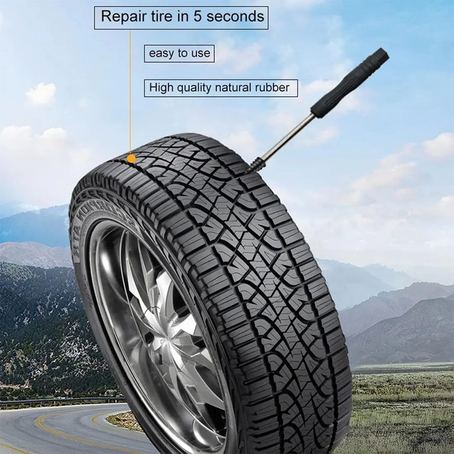 🔥 Last Day 50% OFF 🔥 Self-Sealing Tire Repair Rubber Nails Kit with 2 Sizes