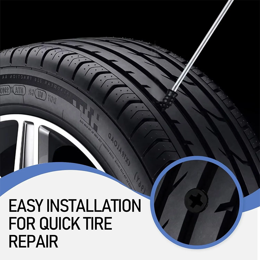 🔥 Last Day 50% OFF 🔥 Self-Sealing Tire Repair Rubber Nails Kit with 2 Sizes