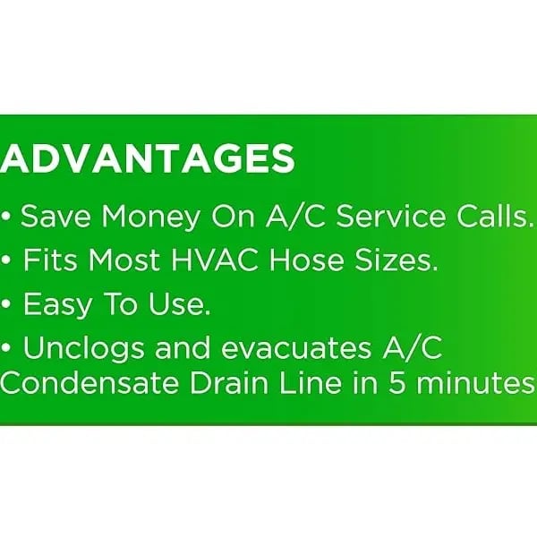 🚨 50% OFF TODAY | Pro AC Drain Line Cleaner Tool - Unclog & Prevent Leaks Fast! 💧
