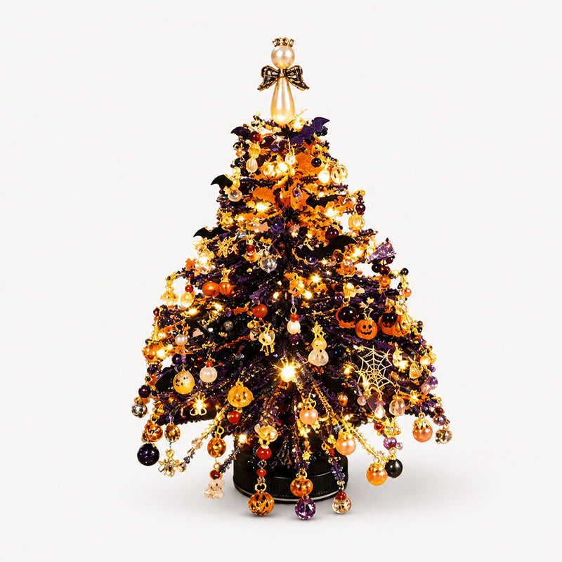 Mini Tabletop DIY Beaded Christmas Tree Craft Kit | Handmade Holiday Home Decor
