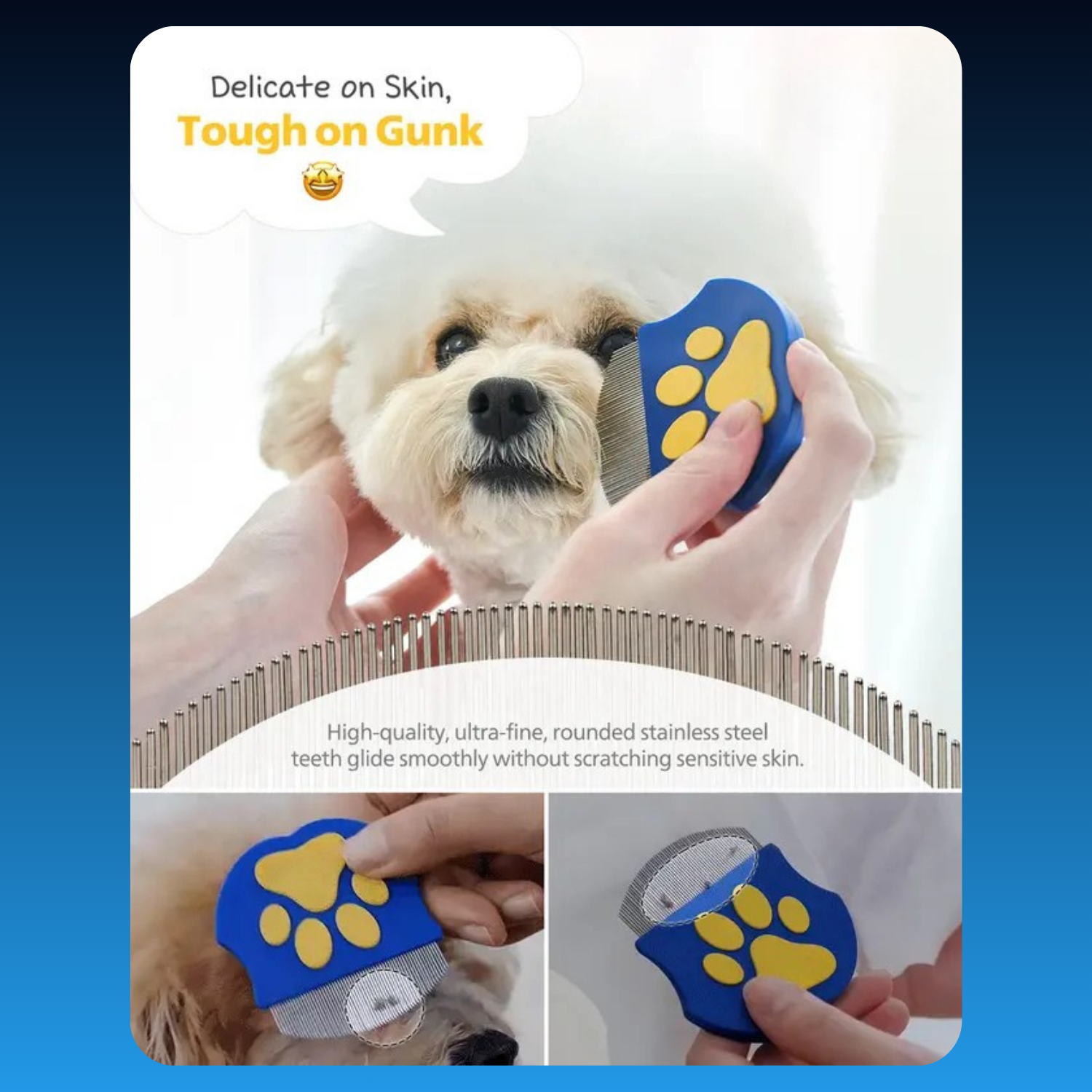 ⚡️50% OFF – Final Hours! 😻 Facial Comb for Cats and Dogs