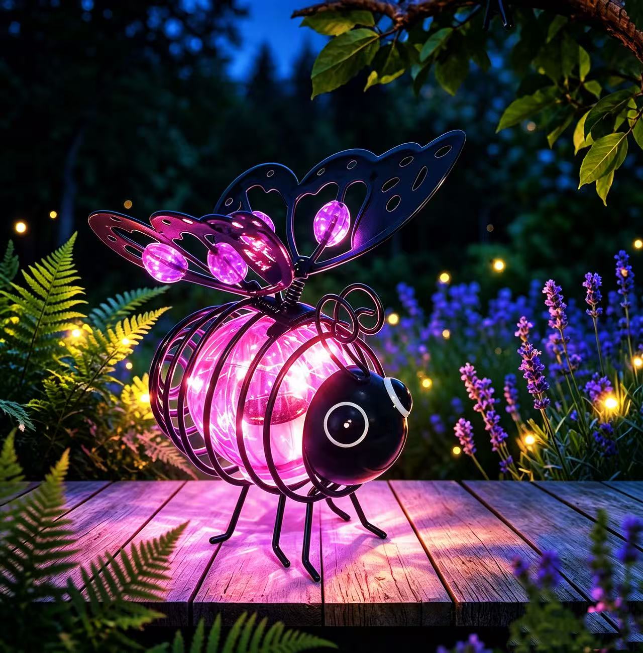 🌙🍃🪴 LIMITED-TIME 50% OFF! Hanging Solar Bee Light – Warm Amber Glow, Flicker-Free, Perfect for Garden Parties, Camping, or Kids’ Rooms – Spread Joy Day and Night 🌞🌜
