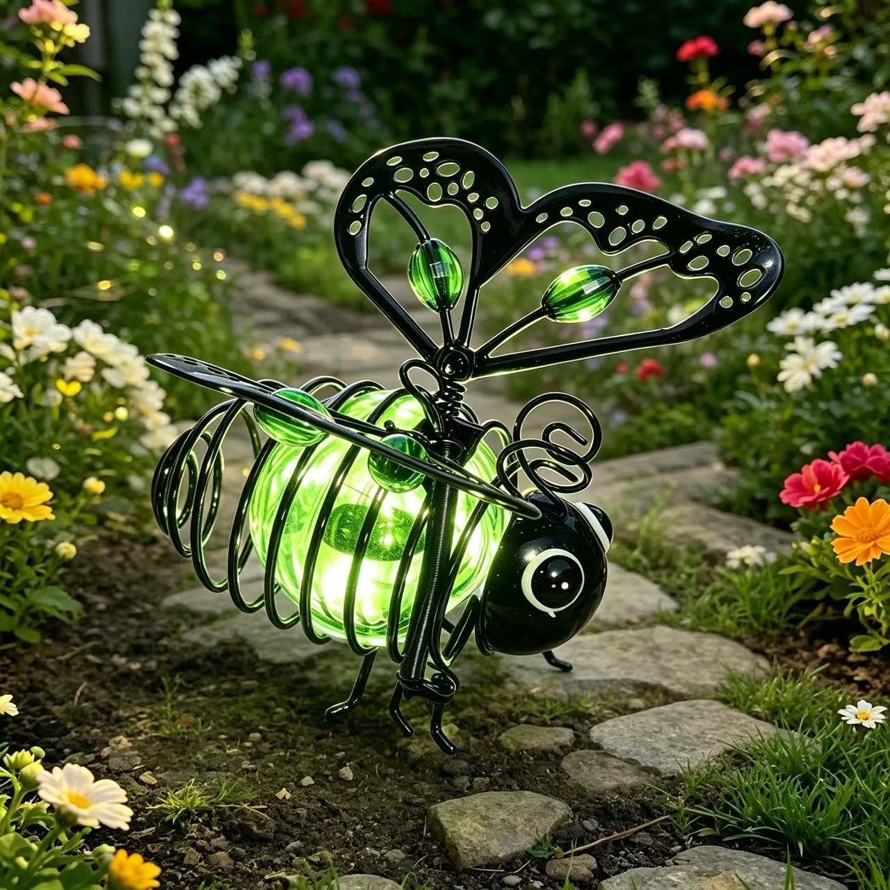 🌙🍃🪴 LIMITED-TIME 50% OFF! Hanging Solar Bee Light – Warm Amber Glow, Flicker-Free, Perfect for Garden Parties, Camping, or Kids’ Rooms – Spread Joy Day and Night 🌞🌜