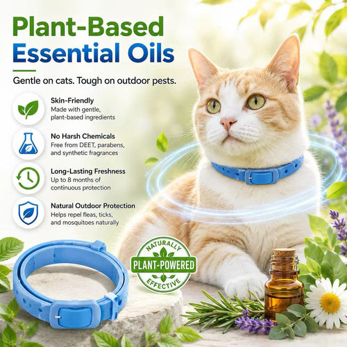 Natural Essential Oil Pet Pest Repellent Collar