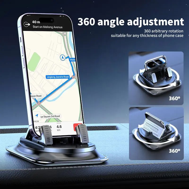 360 Degree Rotation Car phone Holder suitablefor car navigation in-car dashboard