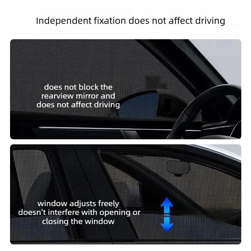 🔥 [Buy 1 Get 1 FREE]!☀️ 2-in-1 Car Sunshade & Anti-Mosquito Mesh | Keep Your Car 37°F Cooler! 🚗💨