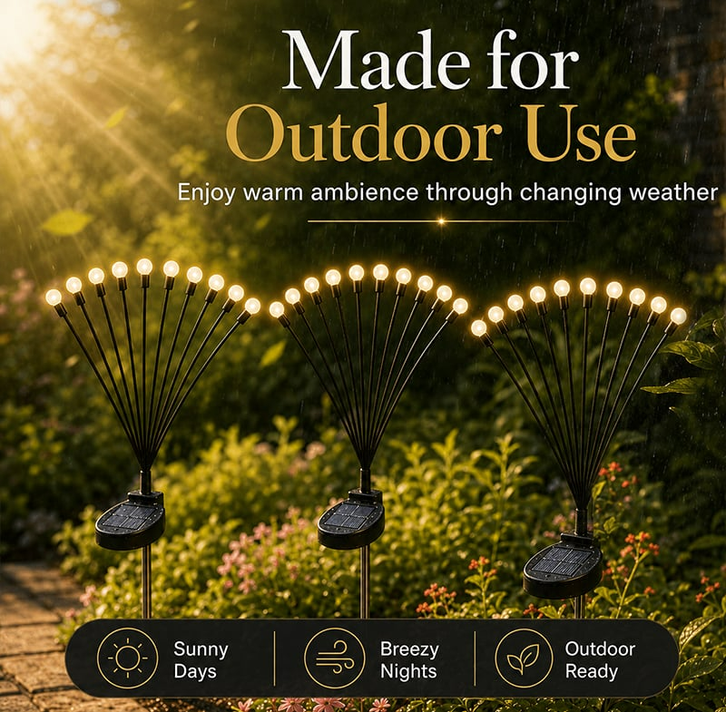 🌟 BUY 2 GET 1 FREE | Magical Dancing Solar Firefly Lights ✨