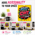 💥Early Bird Sale — 49% OFF🎁2027 Year of the Cunt Wall Calendar – Bold Graffiti Humor Calendar📆🌟