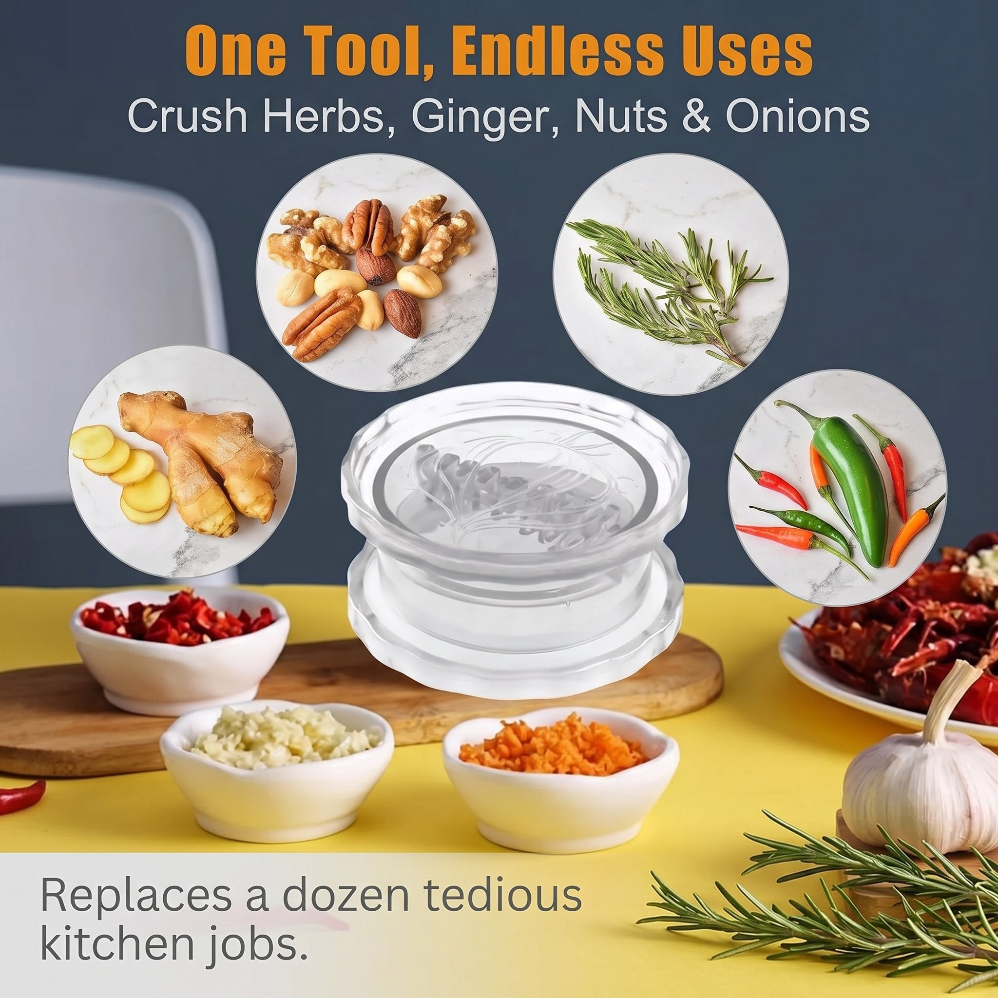 🎁Buy 1 Get 1 FREE🔥Manual Garlic Twister & Masher