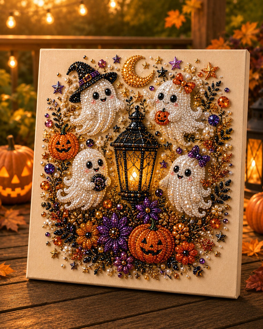 🔥 Last Day 49% OFF – 👻✨ Halloween Pearl Art DIY Kit – Turn Tiny Pearls into Spooky-Cute Magic (📦Buy 2 Free Shipping)