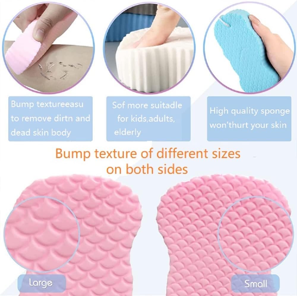 Buy 1 Get 1 FREE 🎁！✨ Say Goodbye to Rough Skin! 3D Painless Exfoliating Sponge 🛁