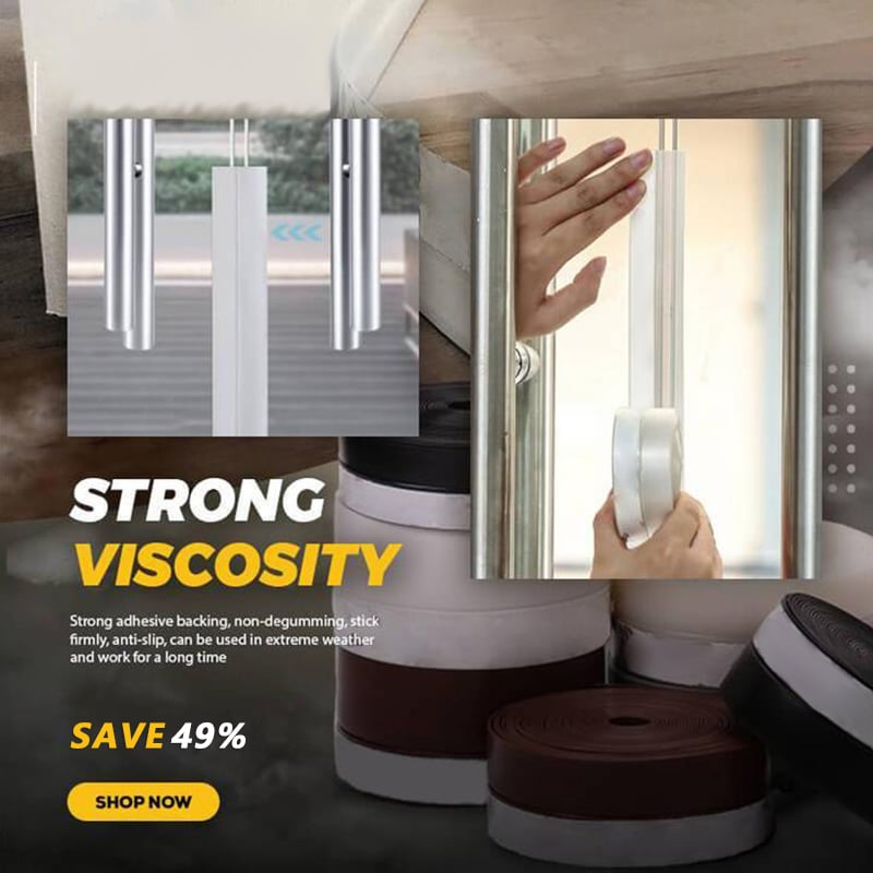 🚫 Stop Drafts & Noise INSTANTLY! 🏠 Weather Stripping Door Seal (5M) | Flash Sale 49% OFF! ⚡️ Don't let the heat/cool air escape!
