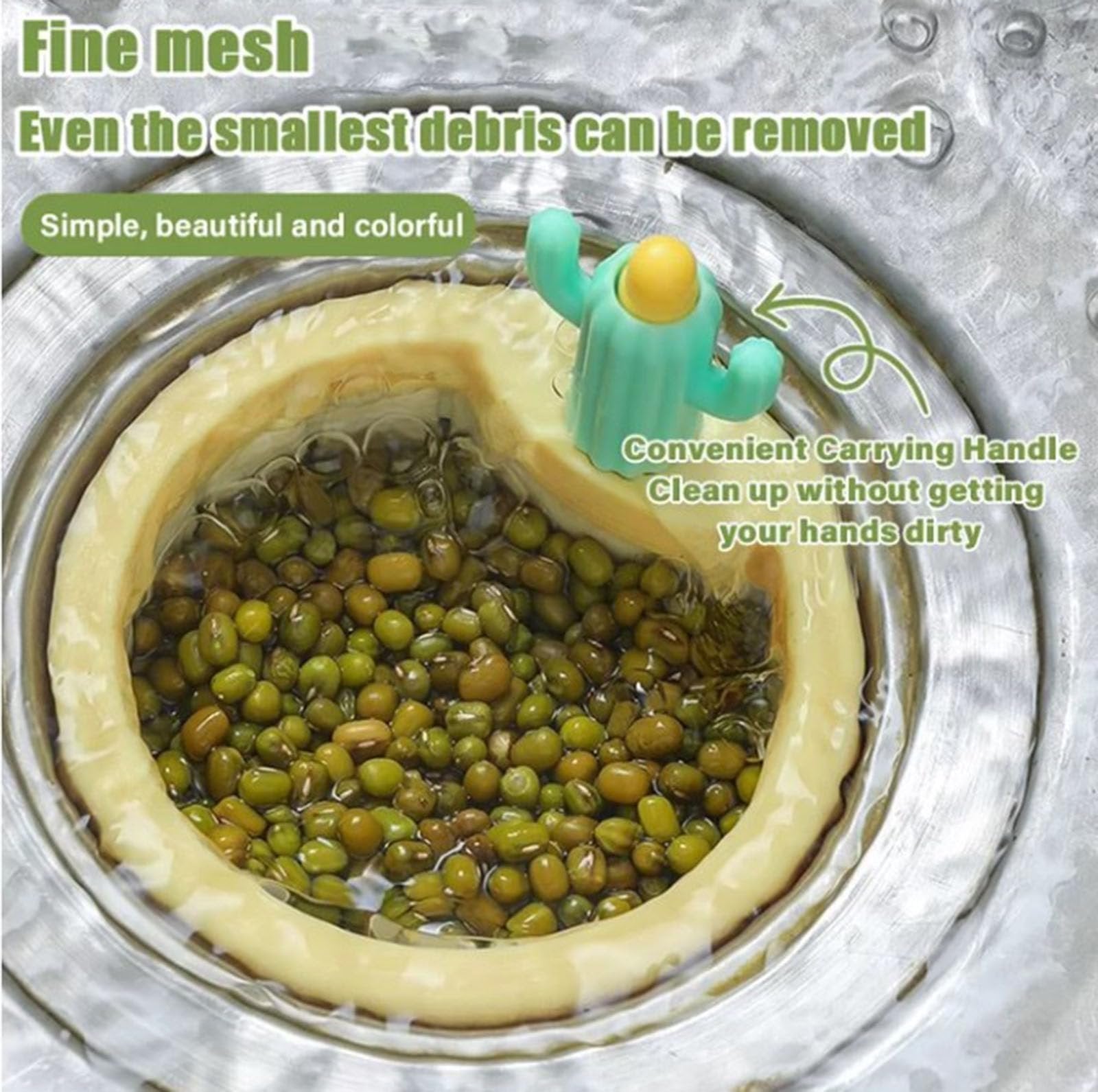 💥50% OFF – Final Hours!💥 One press to dump, zero touch to clean! 🌵 Keep your hands dry and your sink sparkling. ✨