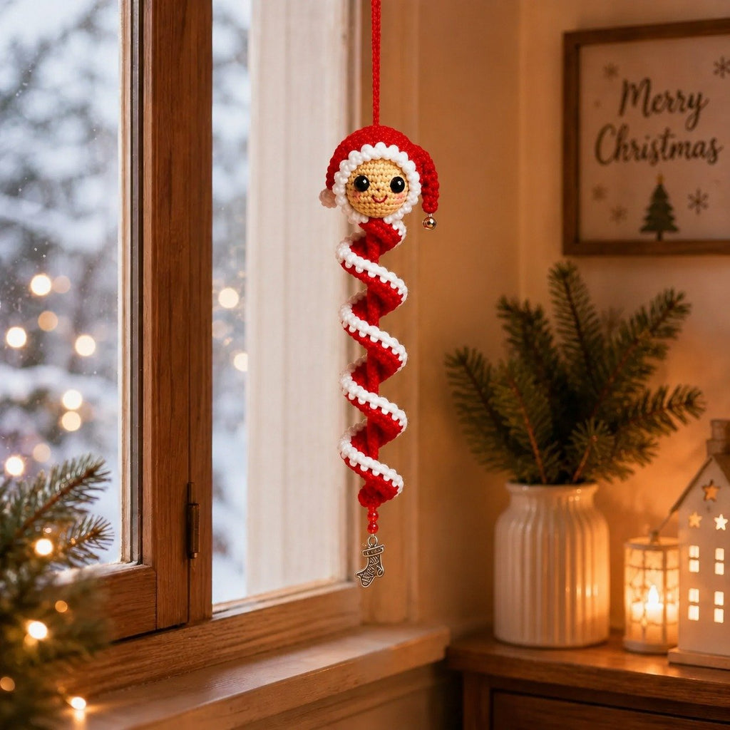 🔥HOT SALE🔥49% OFF - 🎅🌲Crochet Snowman Spiral Oranment DIY Kit