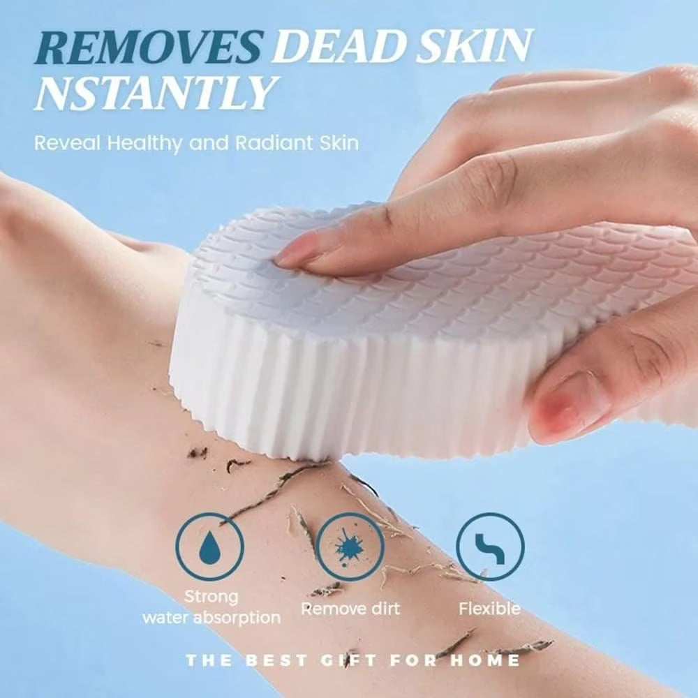 Buy 1 Get 1 FREE 🎁！✨ Say Goodbye to Rough Skin! 3D Painless Exfoliating Sponge 🛁