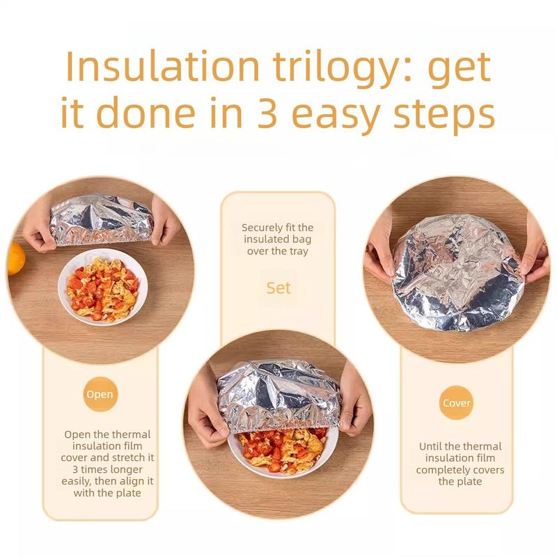 🥳2026 HOT SALE🥳💞50K+ SOLD!✨ 💝Aluminum Foil Heat-retaining Cover