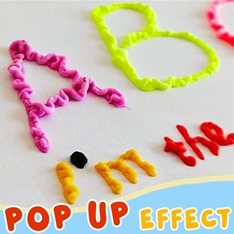 🖍️ Christmas Hot Sale 49% OFF🎁Magic Puffy Bubble Pens, Heat Activated Popcorn Pens DIY 3D Art Marker for Kids Crafts