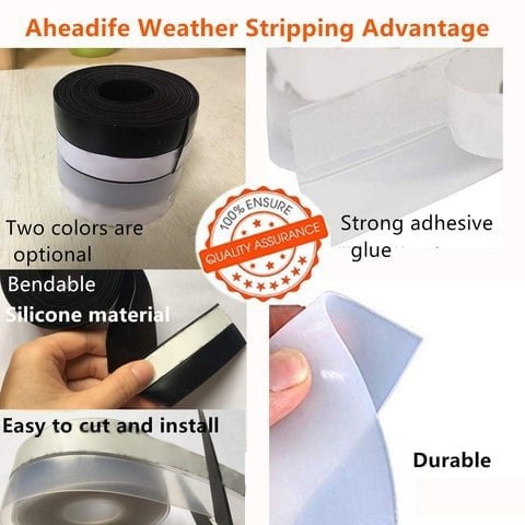 🚫 Stop Drafts & Noise INSTANTLY! 🏠 Weather Stripping Door Seal (5M) | Flash Sale 49% OFF! ⚡️ Don't let the heat/cool air escape!