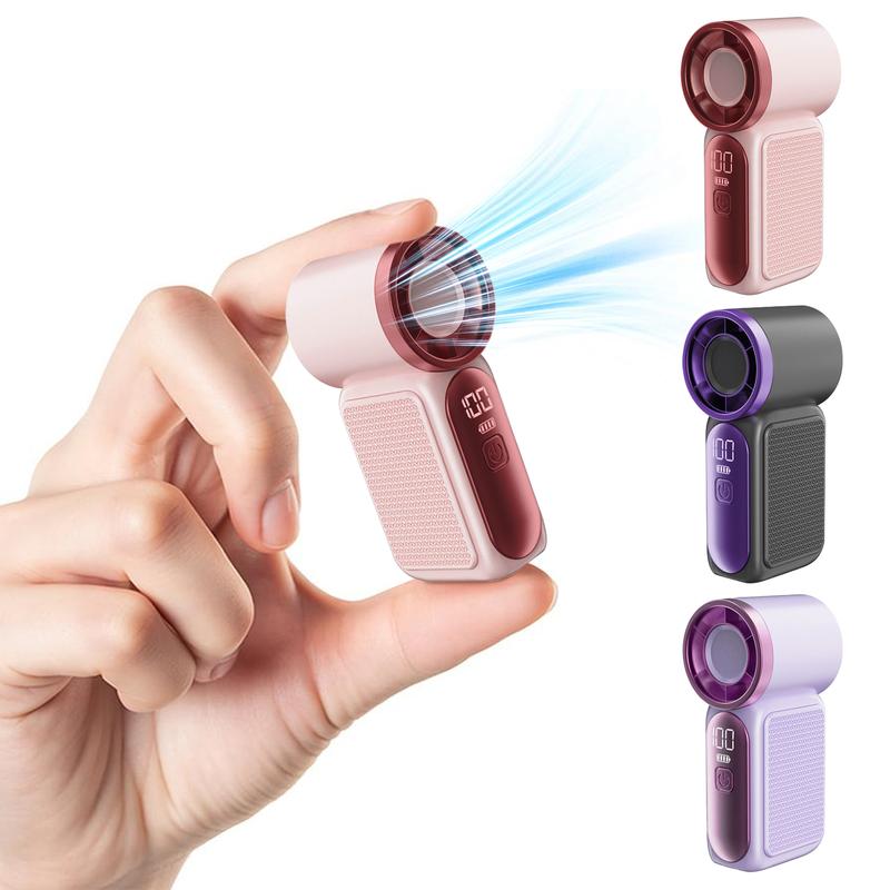 🔥 50% OFF Today! 16900 RPM Turbo Handheld Fan ❄️ Pocket-Sized AC (10-Hr Battery)