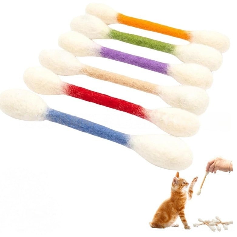 🎁[Buy 1 Get 3 FREE]❤️For happy, healthy, and active indoor cats🐱Swabs Large Size Cat Toys with Catnip