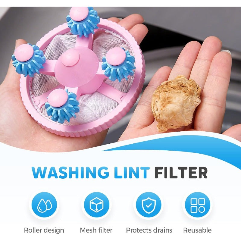 🚀 Say Goodbye to Lint & Pet Hair Forever! Upgrade Your Laundry Game with the 2026 Roller-Tech Lint Catcher