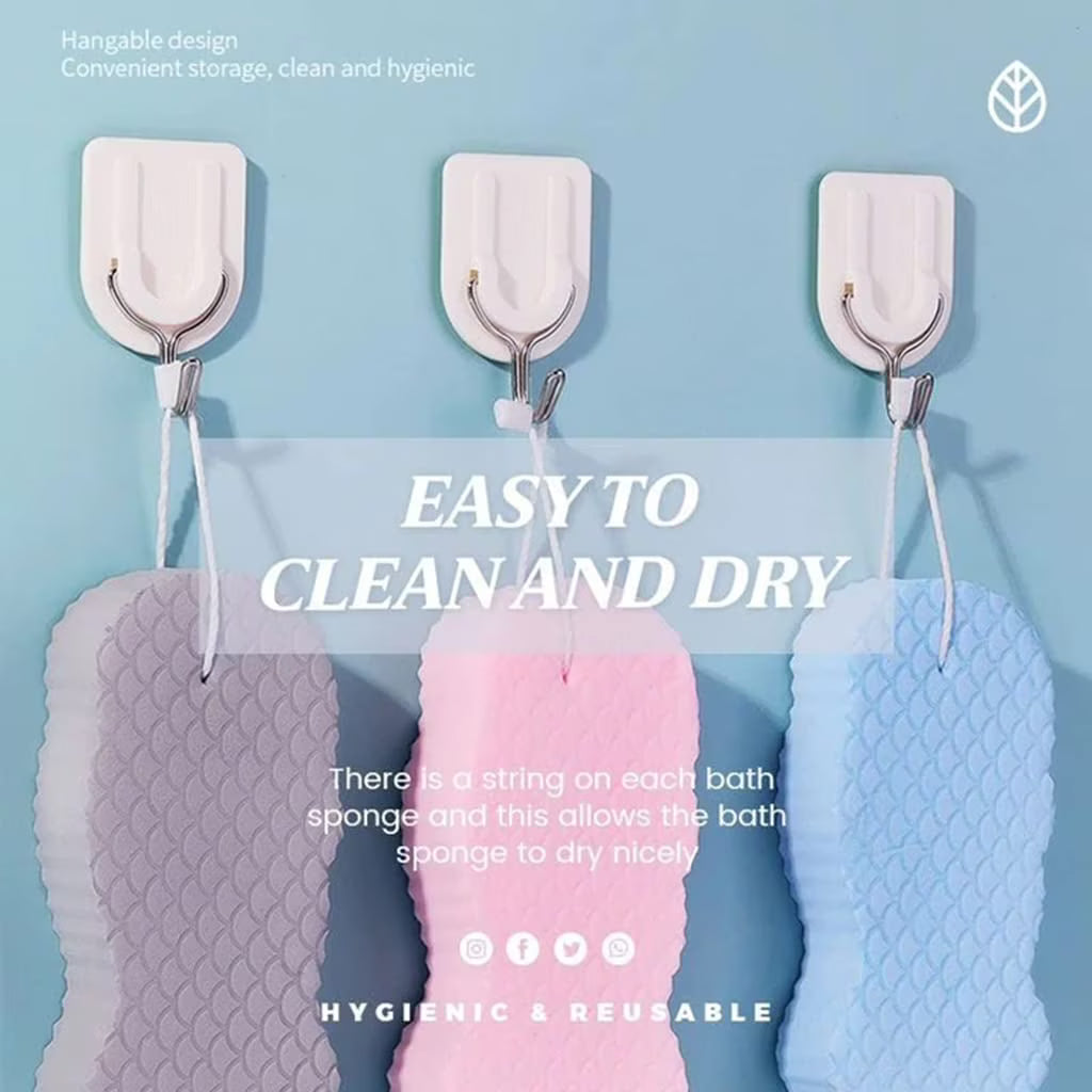 Buy 1 Get 1 FREE 🎁！✨ Say Goodbye to Rough Skin! 3D Painless Exfoliating Sponge 🛁