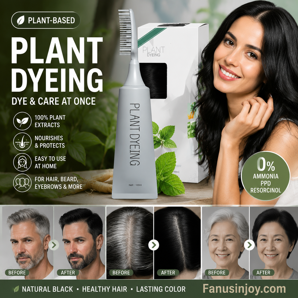 Plant-Based Comb Hair Dye