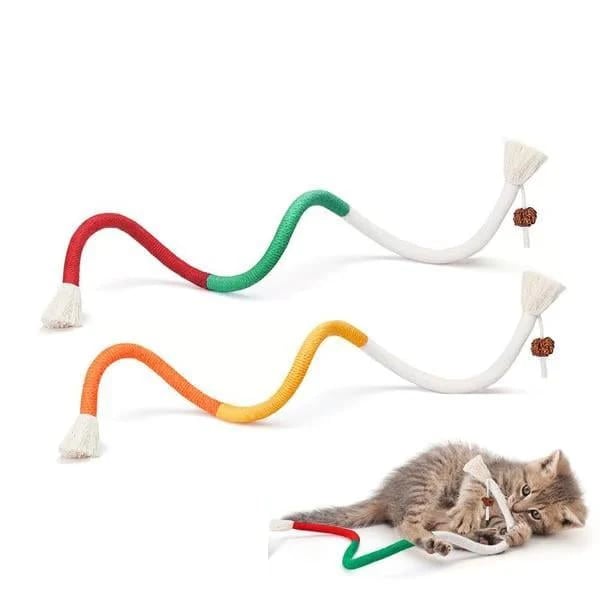 😻Catnip Chew Rope Toy – Natural, Safe Tooth Cleaner for Indoor Cats
