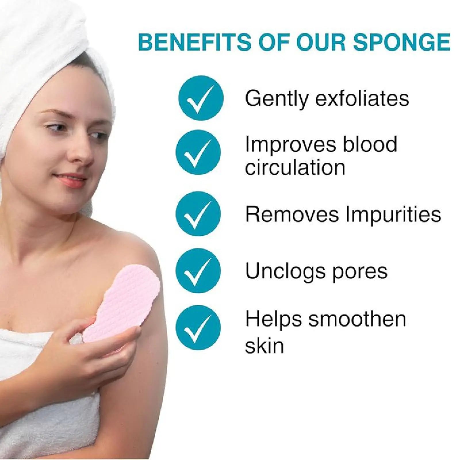 Buy 1 Get 1 FREE 🎁！✨ Say Goodbye to Rough Skin! 3D Painless Exfoliating Sponge 🛁