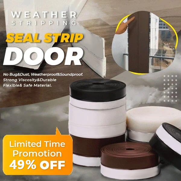 🚫 Stop Drafts & Noise INSTANTLY! 🏠 Weather Stripping Door Seal (5M) | Flash Sale 49% OFF! ⚡️ Don't let the heat/cool air escape!
