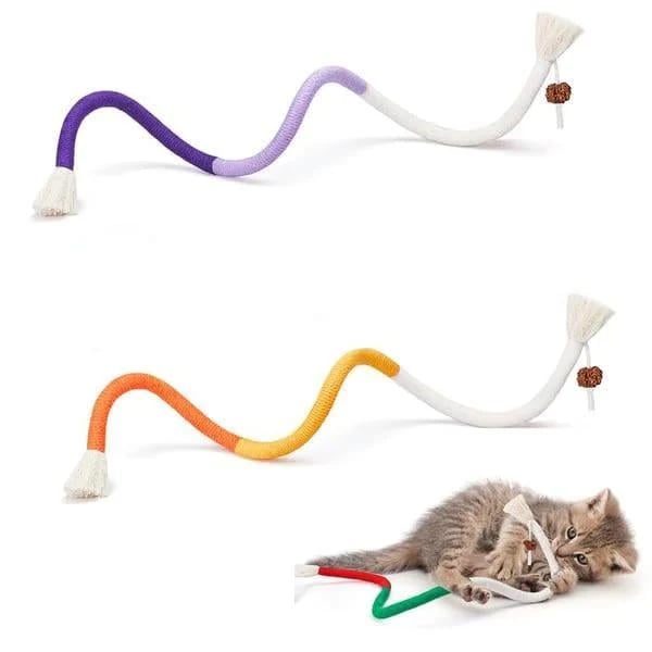😻Catnip Chew Rope Toy – Natural, Safe Tooth Cleaner for Indoor Cats