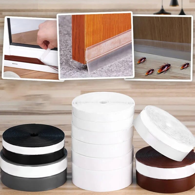 🚫 Stop Drafts & Noise INSTANTLY! 🏠 Weather Stripping Door Seal (5M) | Flash Sale 49% OFF! ⚡️ Don't let the heat/cool air escape!