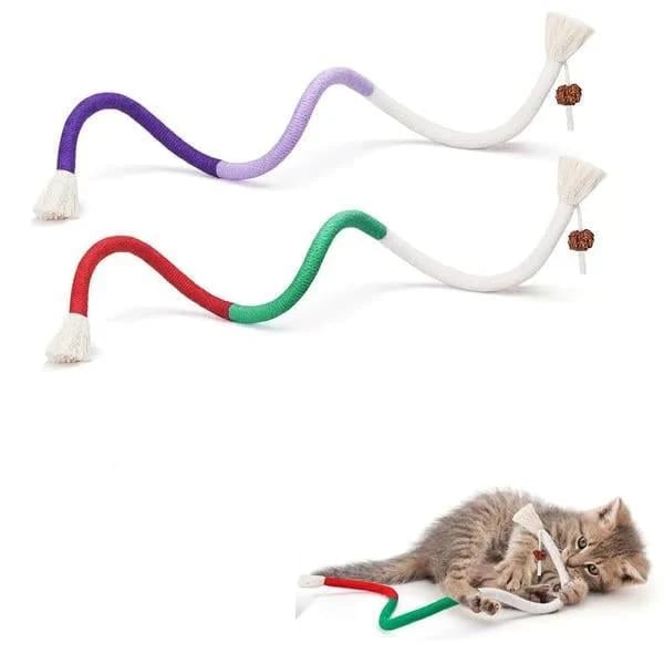 😻Catnip Chew Rope Toy – Natural, Safe Tooth Cleaner for Indoor Cats