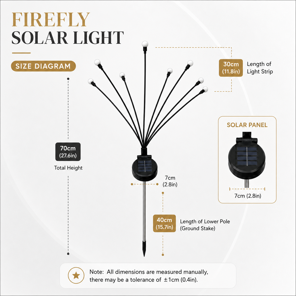 🌟 BUY 2 GET 1 FREE | Magical Dancing Solar Firefly Lights ✨