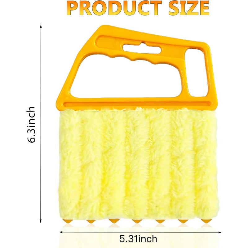 🚨🚨Buy 2 Get 1 FREE –  Perfect for every room in your house!🏠 | 7-Finger Magic Blind Cleaner Brush ✨ Clean 6 Slats at Once! 10X Faster Efficiency ⏱️