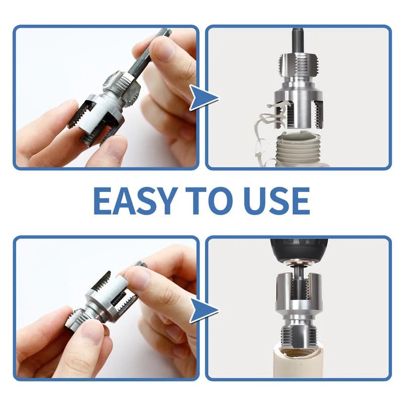 2026 New Upgrade🔥 - Pipe Tapping and Threading Tool |🔧 Dual-Specification Compatible