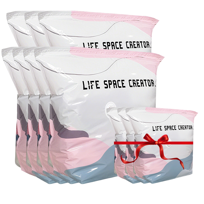 Buy 1 Get 1 FREE ⏳ No-Pump Large Vacuum Compression Bags 🏡 Maximize Your Space NOW! 🚀💨