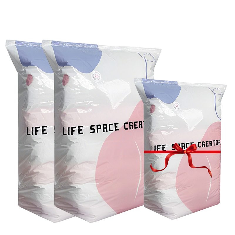 Buy 1 Get 1 FREE ⏳ No-Pump Large Vacuum Compression Bags 🏡 Maximize Your Space NOW! 🚀💨