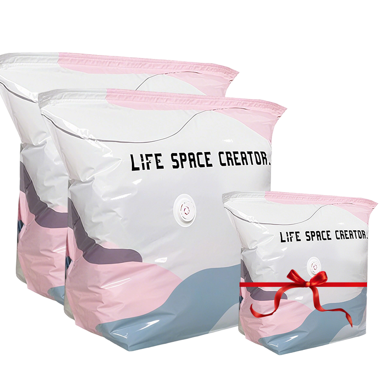 Buy 1 Get 1 FREE ⏳ No-Pump Large Vacuum Compression Bags 🏡 Maximize Your Space NOW! 🚀💨