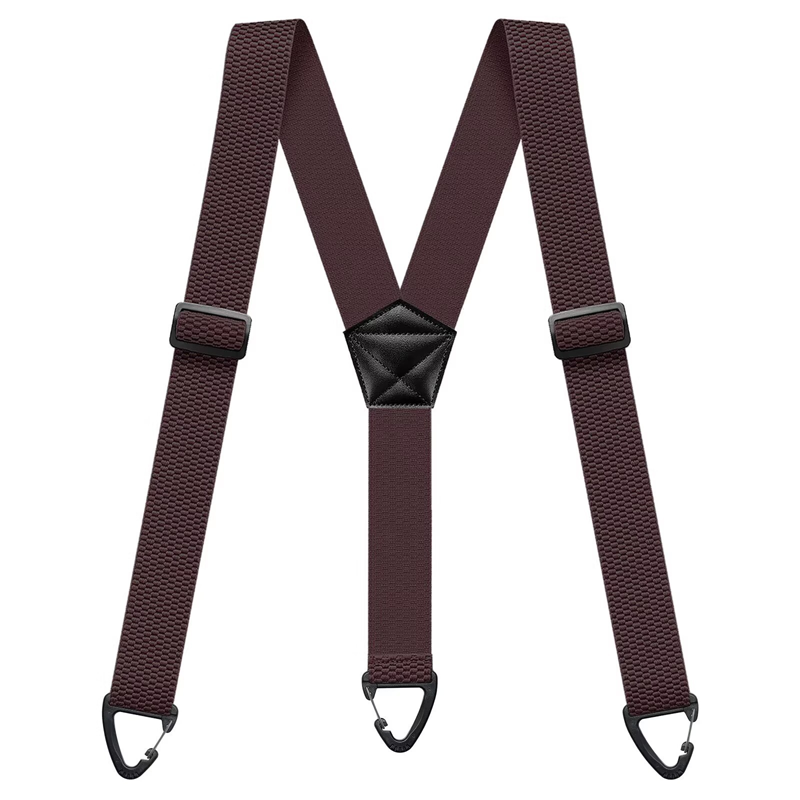 Men's X-Back Suspenders with Hook Clips