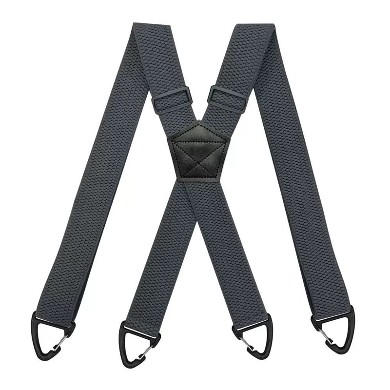 Men's X-Back Suspenders with Hook Clips