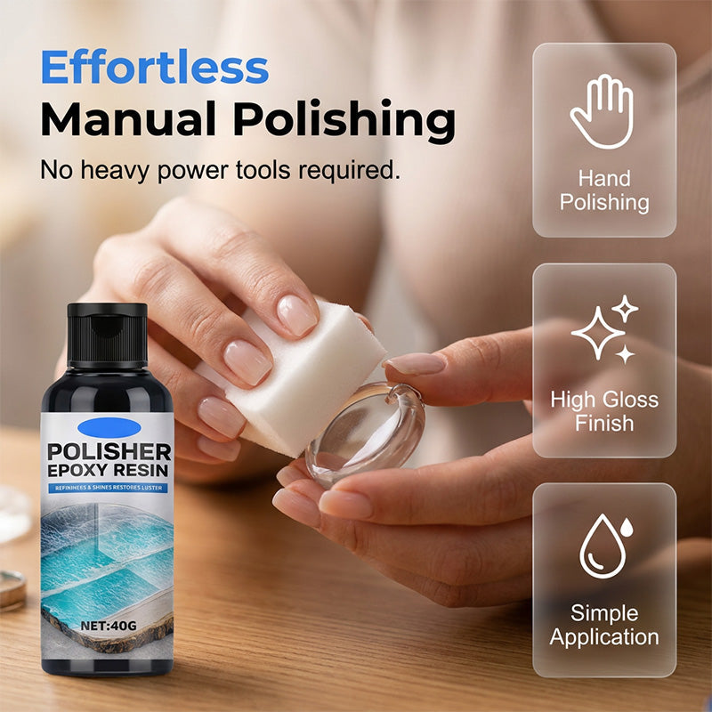 ✨ Buy 1 Get 1 FREE ✨ Premium Epoxy Resin Polish - High Gloss Finish & Scratch Remover