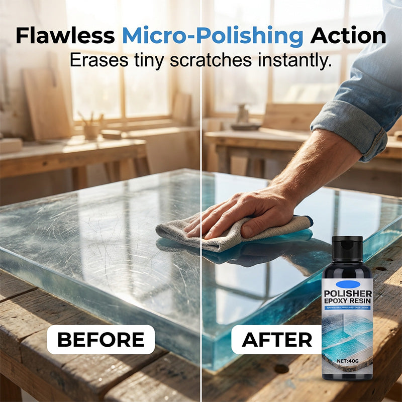 ✨ Buy 1 Get 1 FREE ✨ Premium Epoxy Resin Polish - High Gloss Finish & Scratch Remover