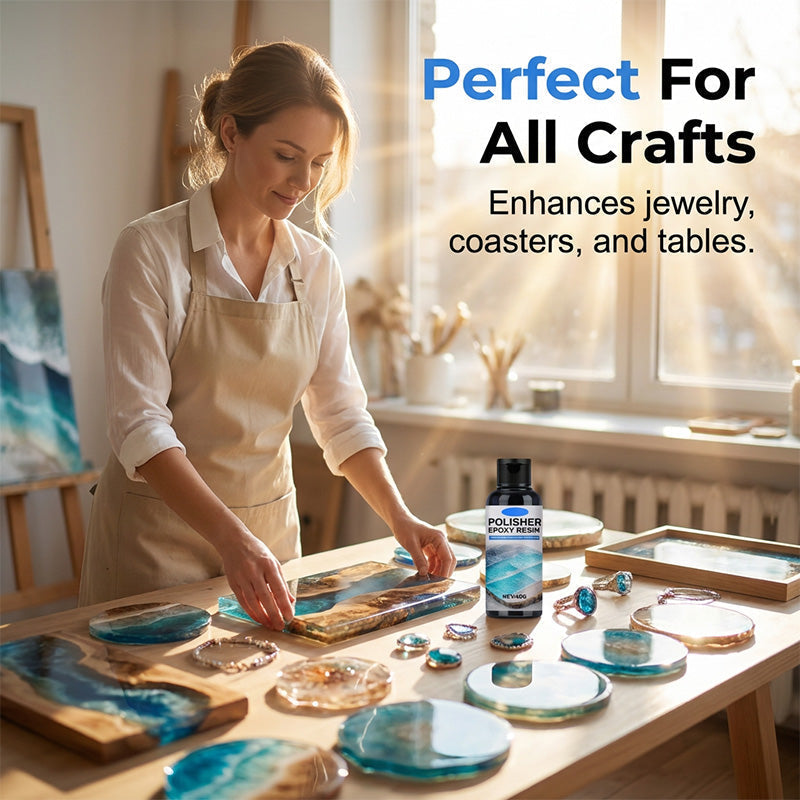 ✨ Buy 1 Get 1 FREE ✨ Premium Epoxy Resin Polish - High Gloss Finish & Scratch Remover