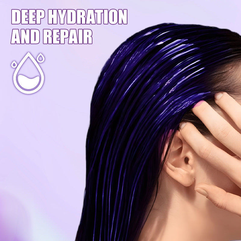 🎁 BUY 2 GET 1 FREE 💜 Banish Brassy Tones! Moisturizing Purple Hair Mask