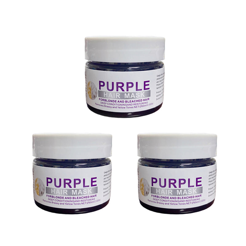 🎁 BUY 2 GET 1 FREE 💜 Banish Brassy Tones! Moisturizing Purple Hair Mask
