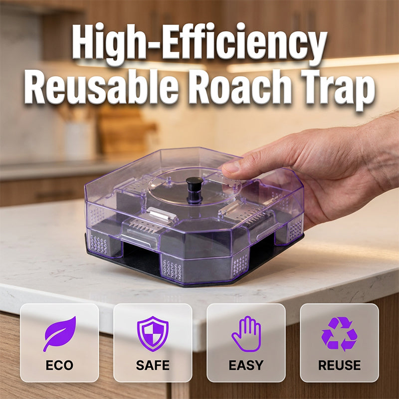 🚨49% OFF | The Ultimate Reusable Roach Trap – Safe, Chemical-Free & 100% Effective! 🚫🪳
