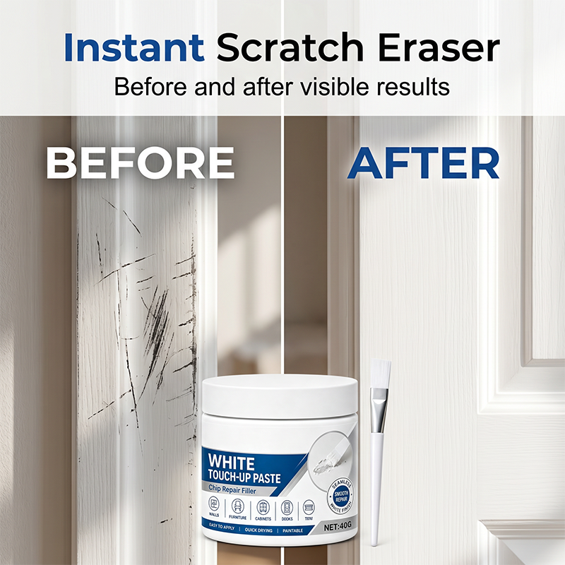 🎁 BUY 2 GET 1 FREE Today! | Magic White Furniture Touch-Up Paste (Built-in Brush)